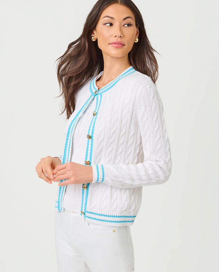 BROCKTON CREW NECK CARDIGAN