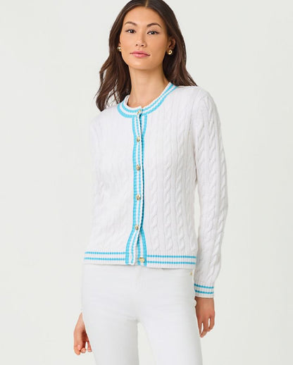 BROCKTON CREW NECK CARDIGAN