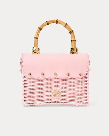 TEIGHEN BOW WICKER BAG