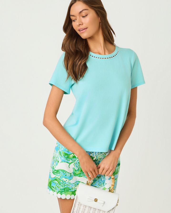 CLAIRMONT PEARL KNIT TOP