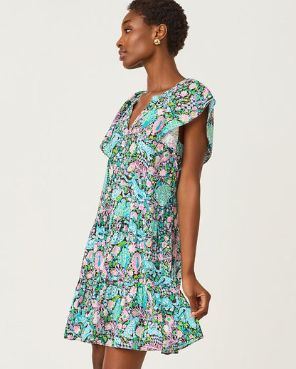 NORELLA LINEN DRESS