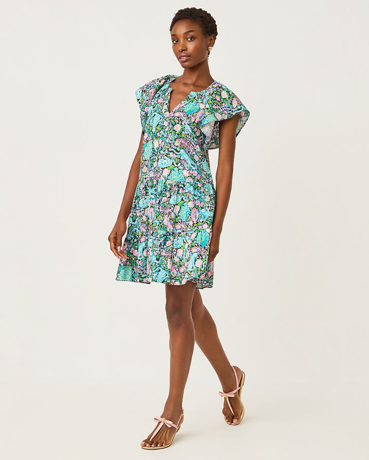NORELLA LINEN DRESS