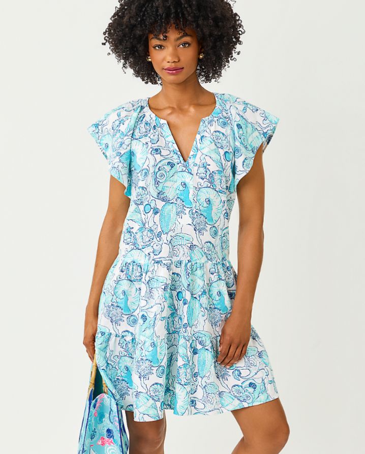 NORELLA LINEN DRESS