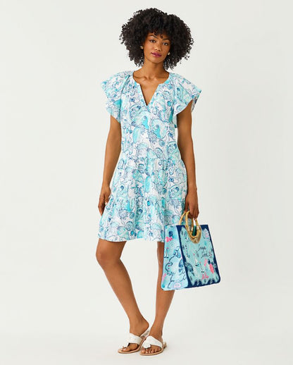 NORELLA LINEN DRESS