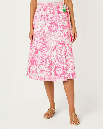 CONSTANCE REVERSIBLE MIDI SKIRT