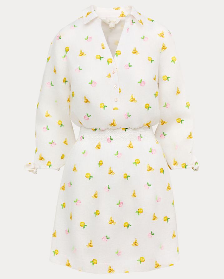 ABRALYNN LINEN SHIRTDRESS