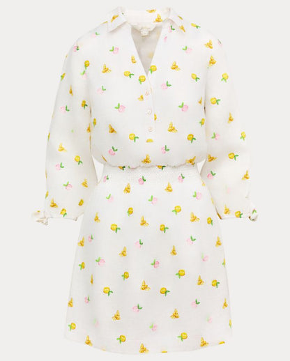 ABRALYNN LINEN SHIRTDRESS