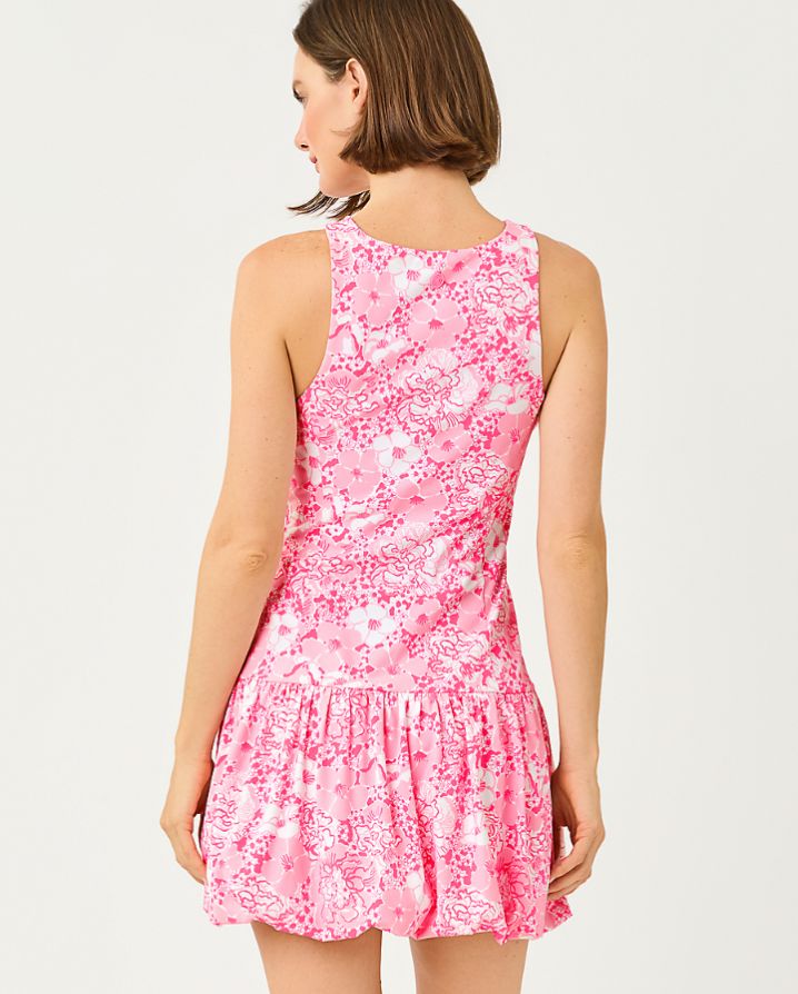DELVENIE BUBBLE HEM DRESS