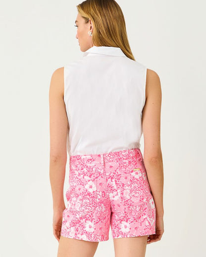 THE SLEEVELESS FLOWER LILLY SHIRT