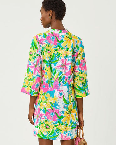 ANNADETTA LINEN TUNIC DRESS