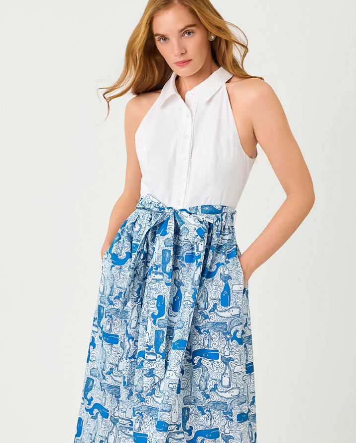 MAURITZIA MIDI SHIRTDRESS