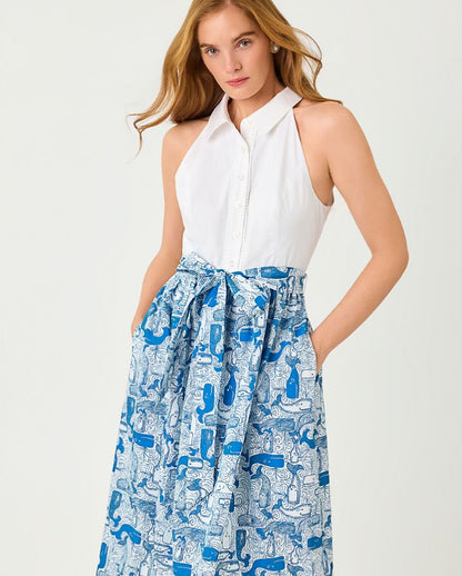 MAURITZIA MIDI SHIRTDRESS