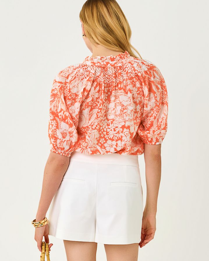 LOURDES SHORT SLEEVE TOP
