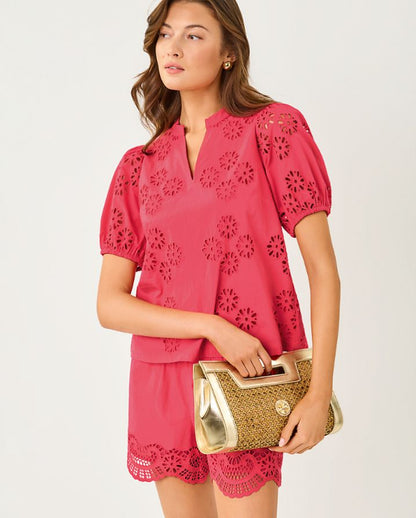 CASTINE SHORT SLEEVE TOP