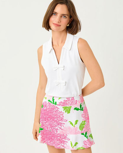 FRIDA SLEEVELESS BOW POLO