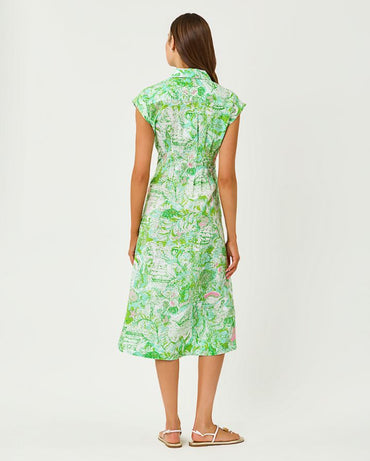 TONYA MIDI SHIRTDRESS