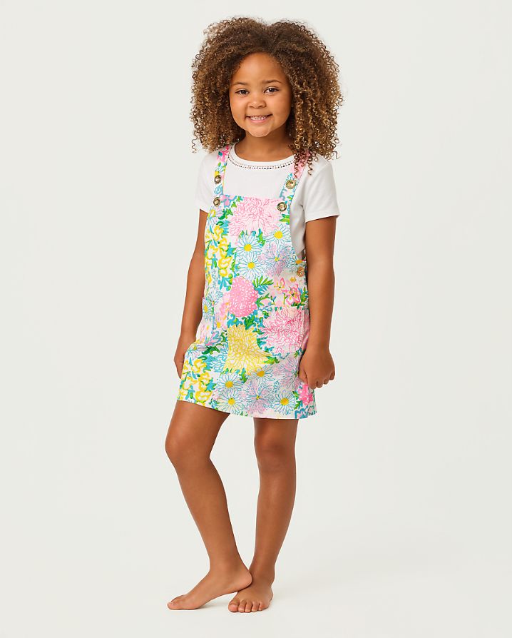 GIRLS VARNEY OVERALL DRESS