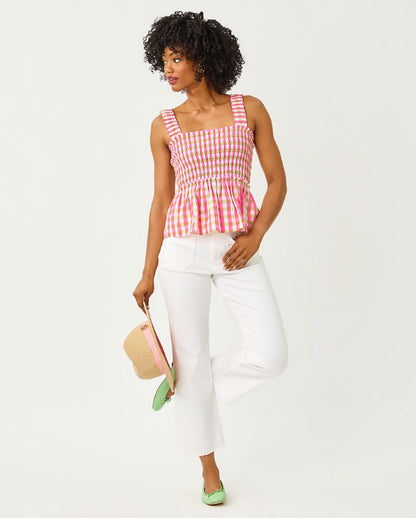 HADLY SMOCKED TOP