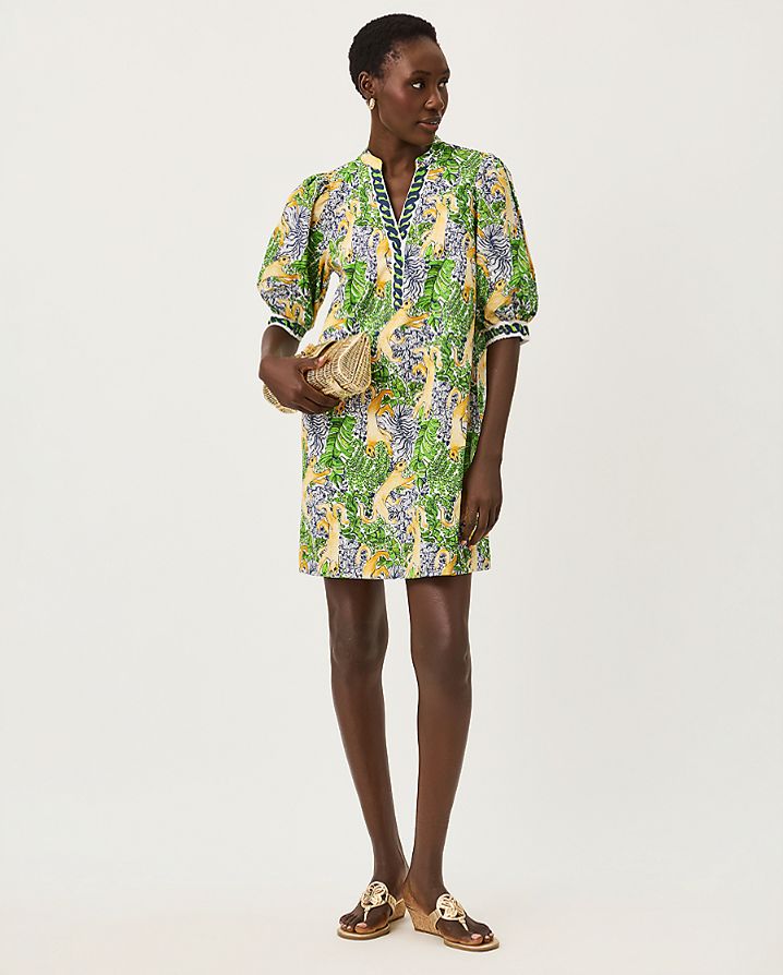MIALEIGH ELBOW SLEEVE DRESS