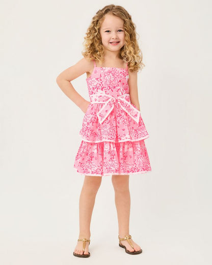 GIRLS AMBIE RUFFLE DRESS
