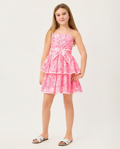 GIRLS AMBIE RUFFLE DRESS