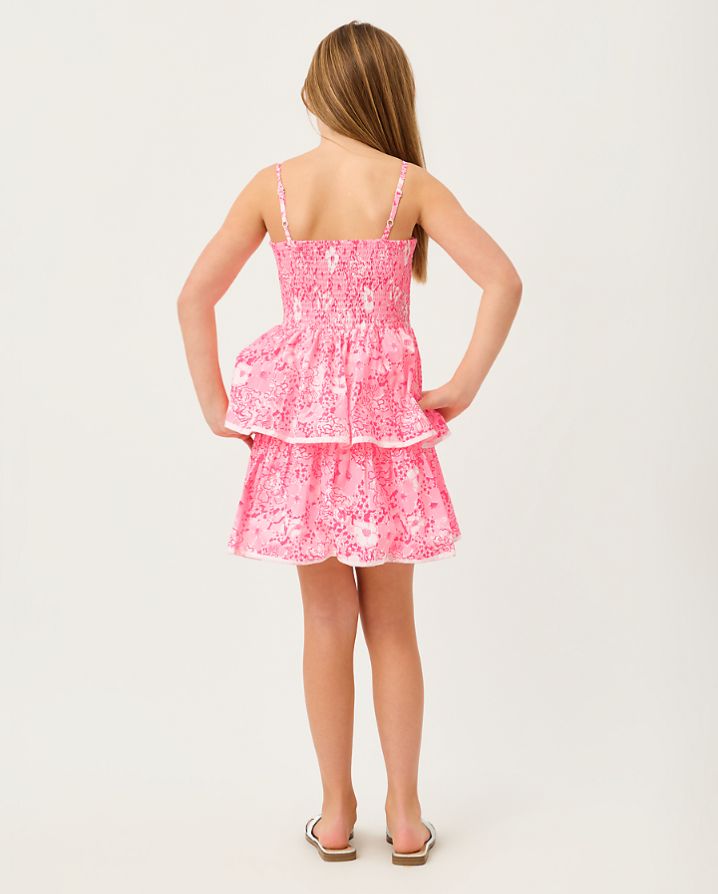 GIRLS AMBIE RUFFLE DRESS