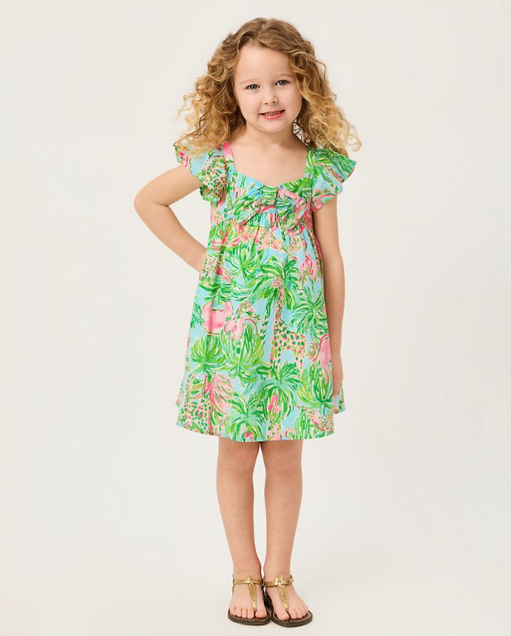 GIRLS ANIKA BOW DRESS
