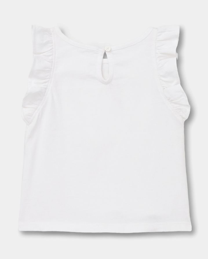 GIRLS CHICKIE RUFFLE TOP