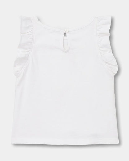 GIRLS CHICKIE RUFFLE TOP