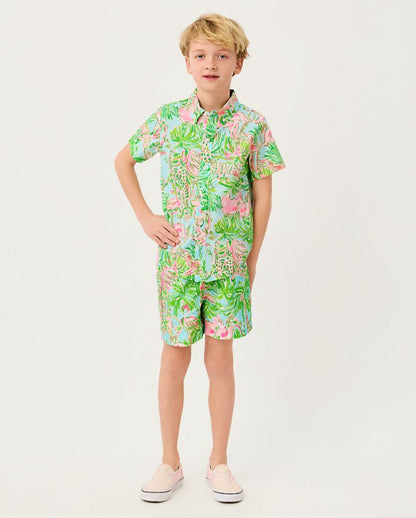 BOYS LIAM CARTER SWIM TRUNK