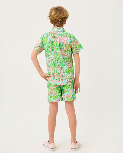 BOYS LIAM CARTER SWIM TRUNK