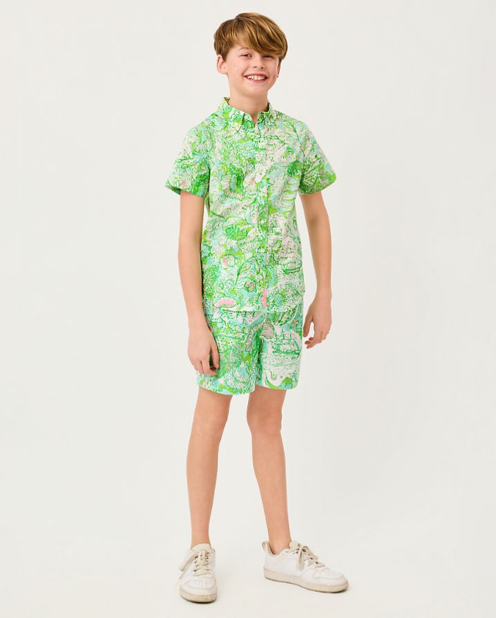 BOYS LIAM CARTER SWIM TRUNK