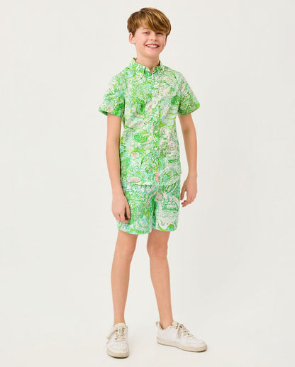 BOYS LIAM CARTER SWIM TRUNK