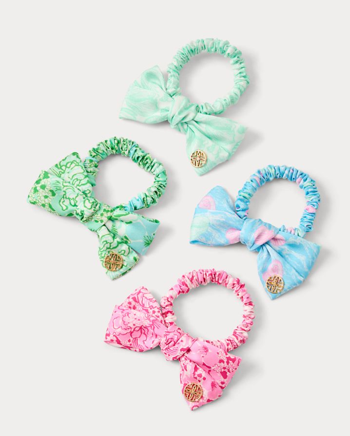 MINI SCRUNCHIE SET WITH BOW