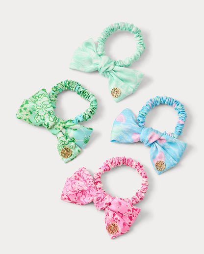 MINI SCRUNCHIE SET WITH BOW