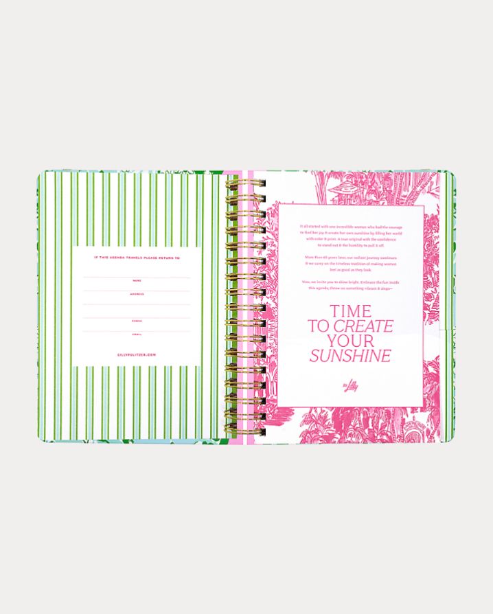 LARGE 17 MONTH AGENDA