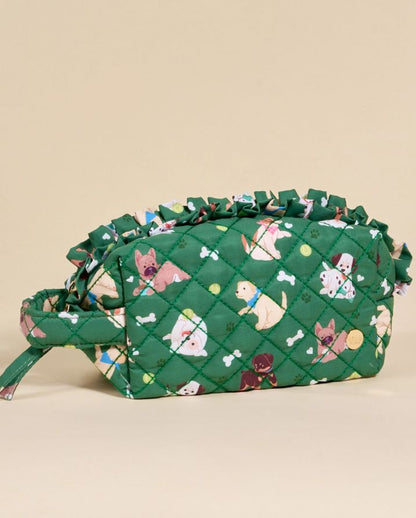 ESSENTIALS QUILTED COSMETIC POUCH
