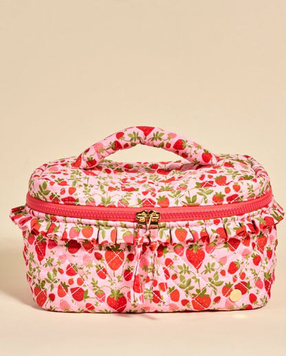 GLAM & GO QUILTED COSMETIC BAG