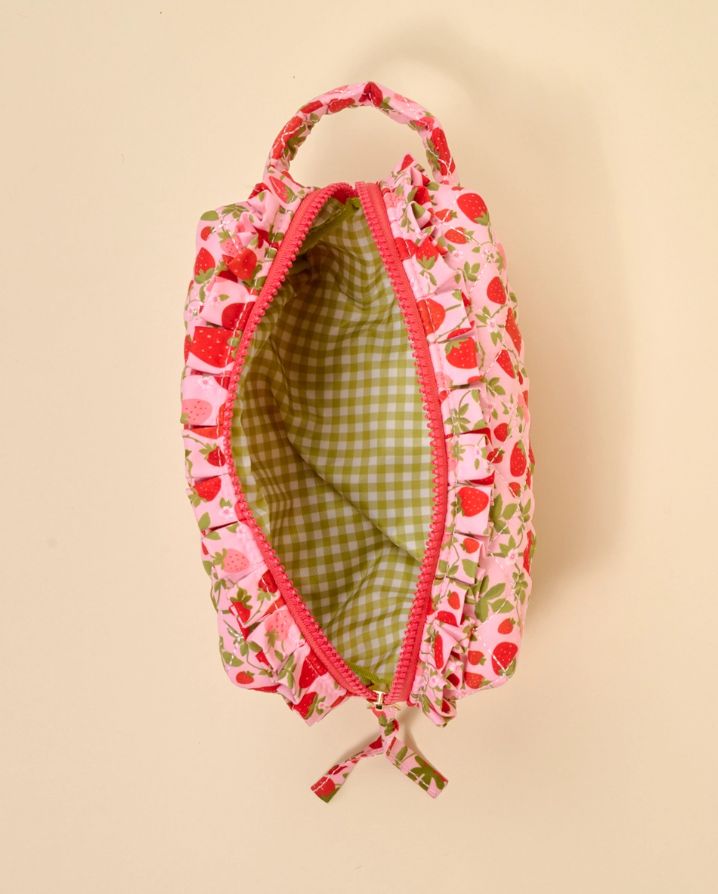 ESSENTIALS QUILTED COSMETIC POUCH