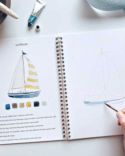 SEASIDE WATERCOLOR WORKBOOK