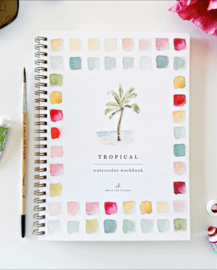 TROPICAL WATERCOLOR WORKBOOK