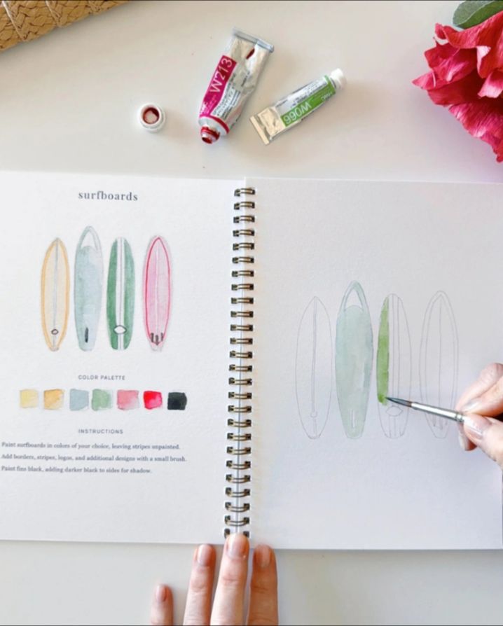 TROPICAL WATERCOLOR WORKBOOK