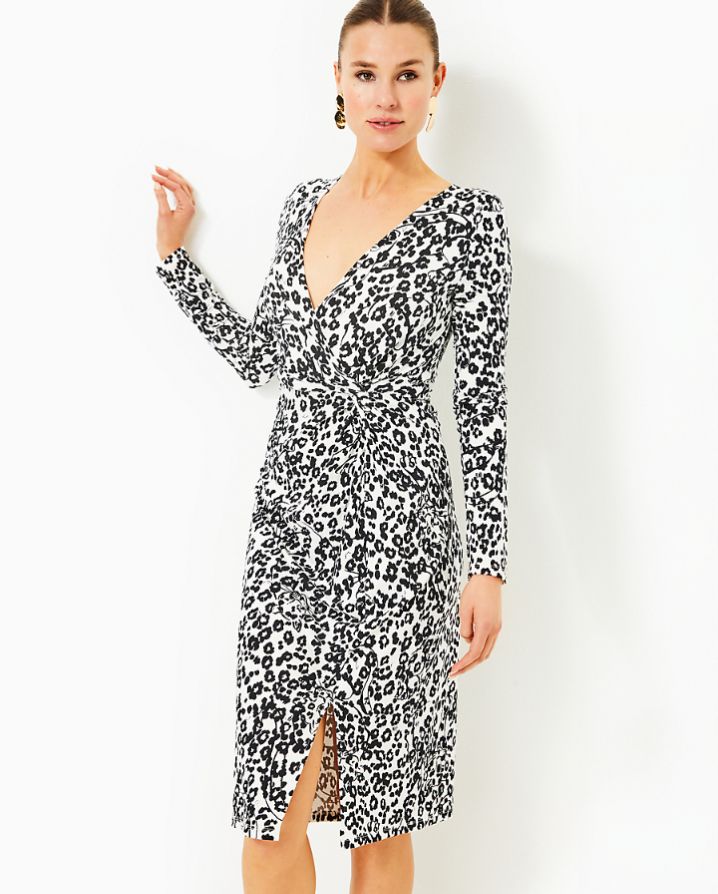 Odealla Printed Midi Dress