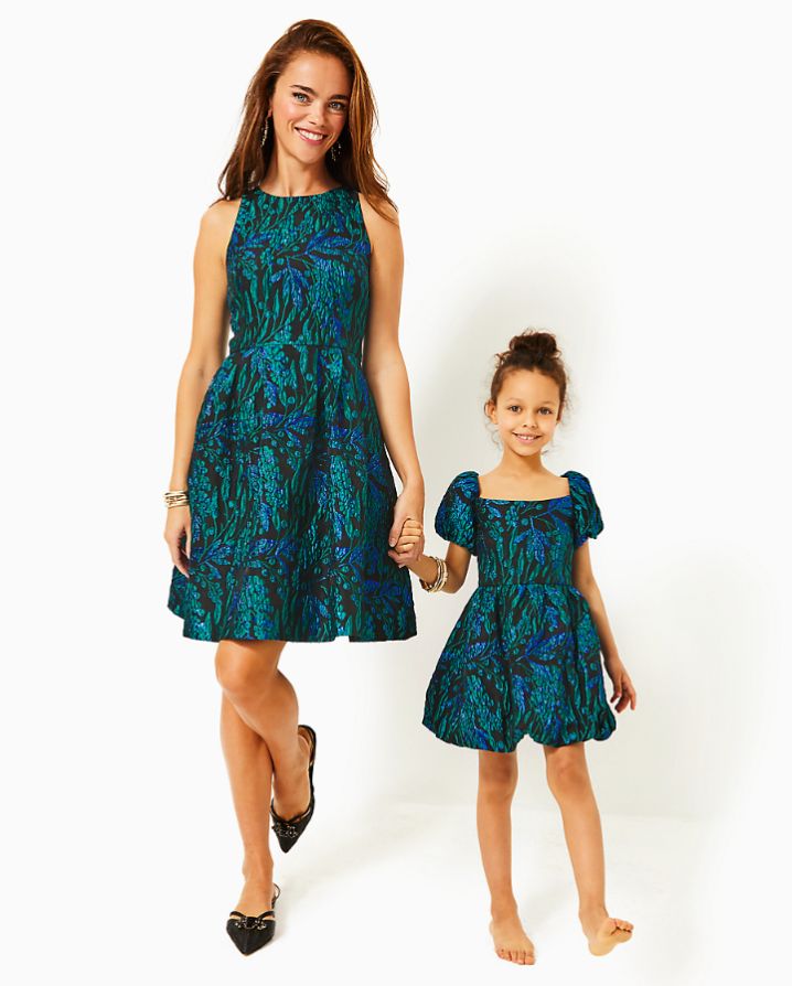 Girls Koji Brocade Dress